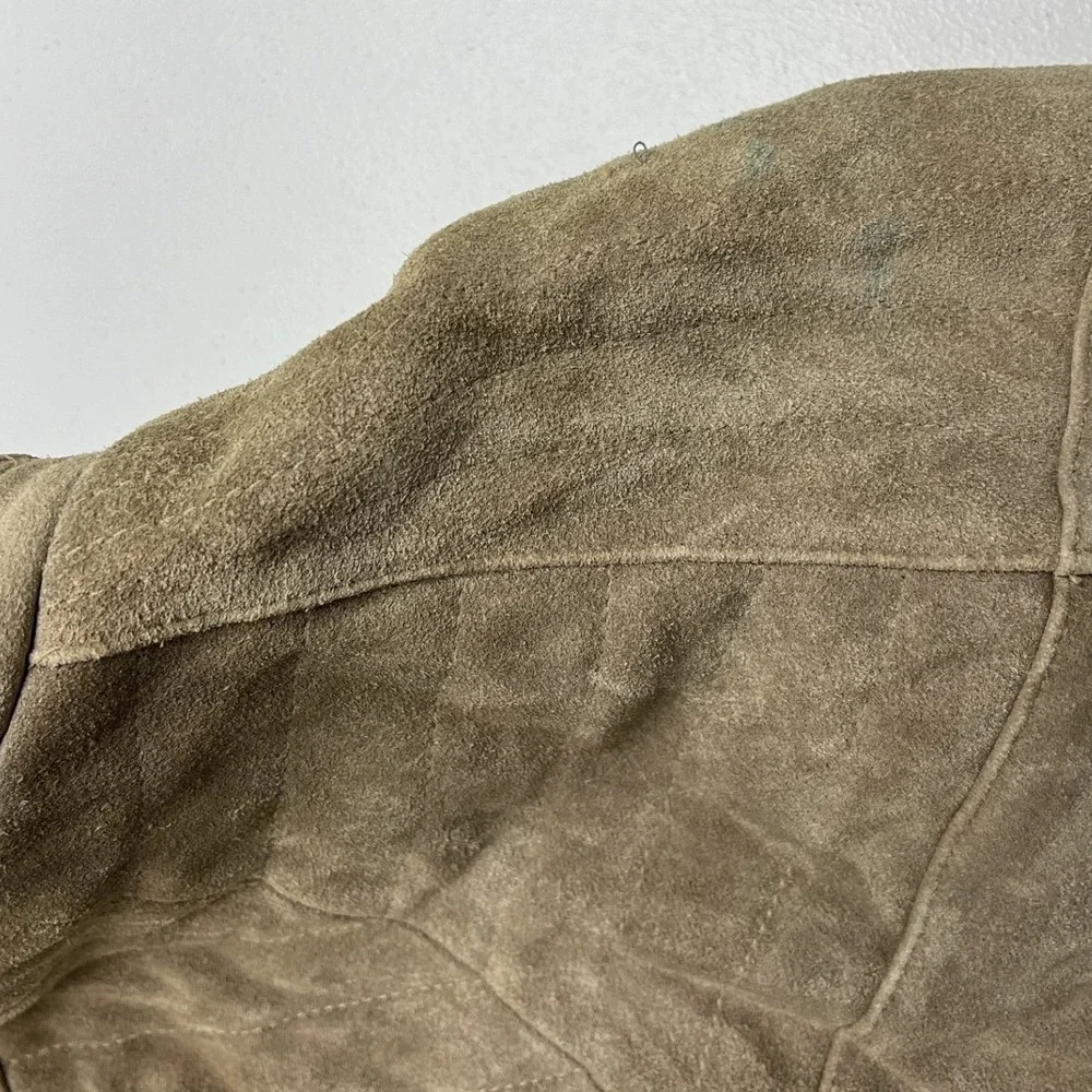 Windbreaker suede bomber